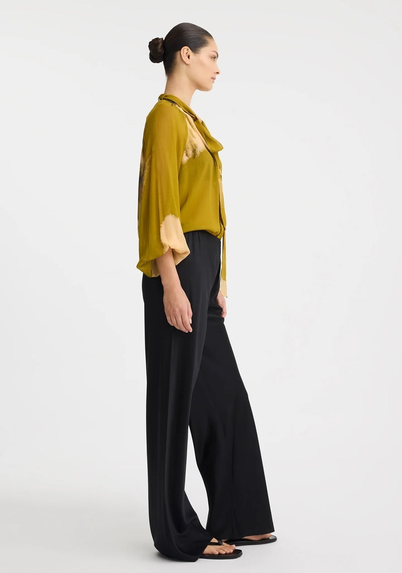 Astra Shirt | Moss Print