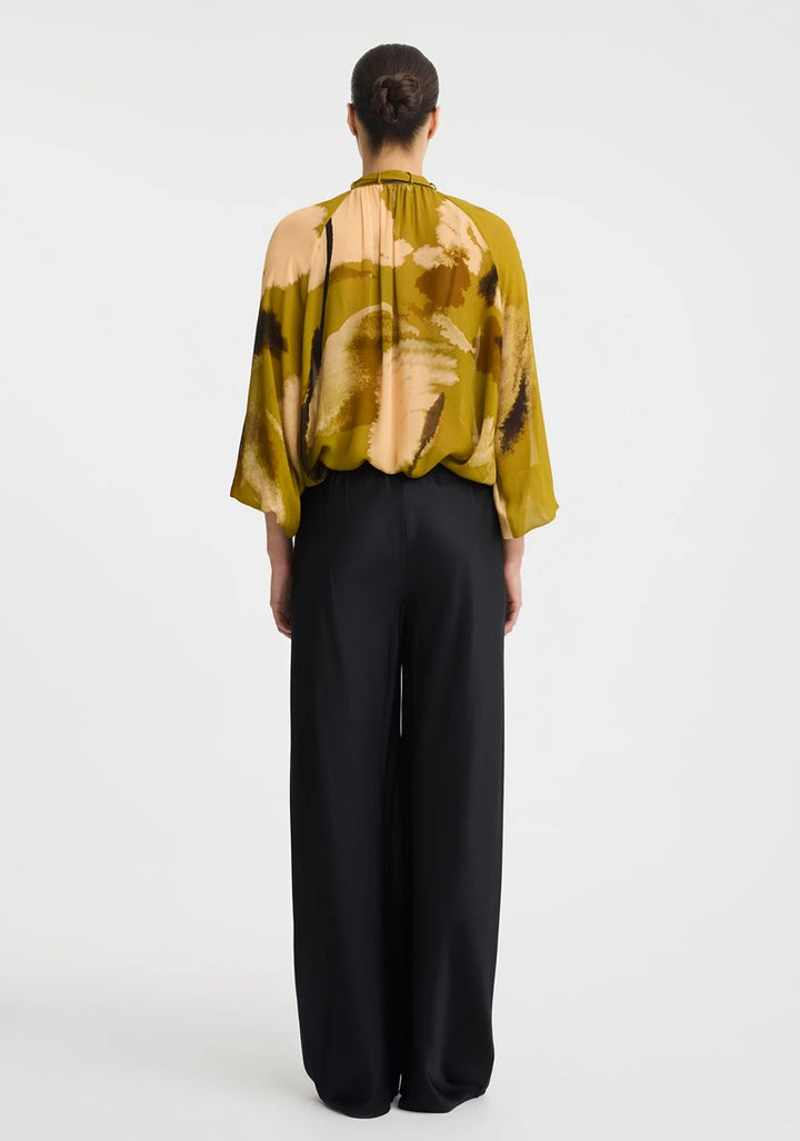 Astra Shirt | Moss Print