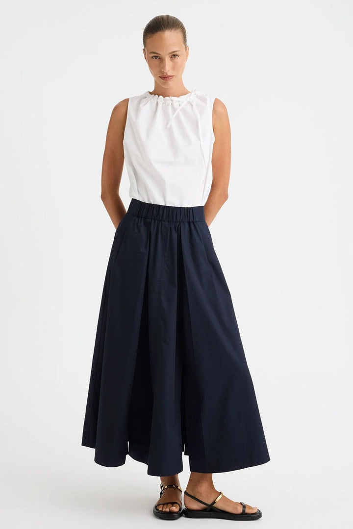 Maddison Tie Top | White