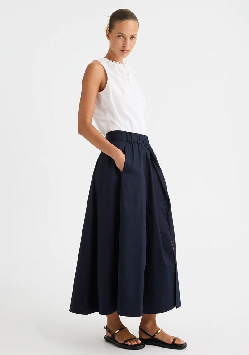 Maddison Tie Top | White