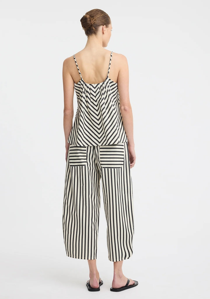 Marina Crop Pant | Stripe