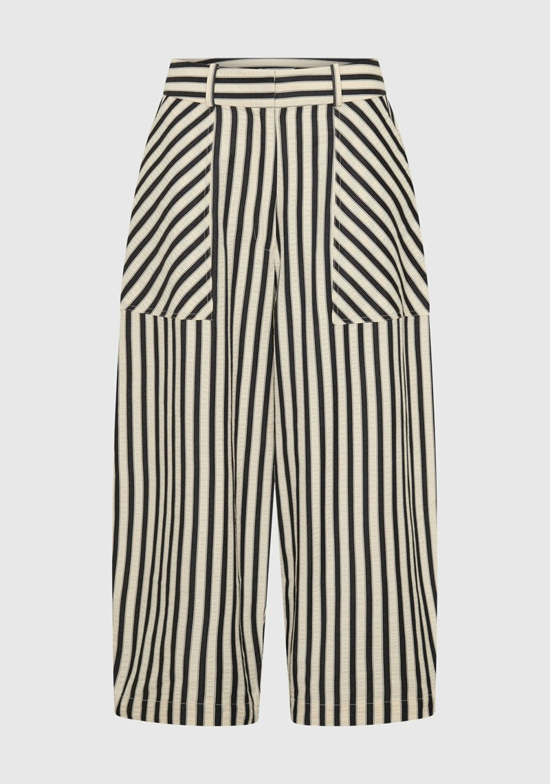 Marina Crop Pant | Stripe