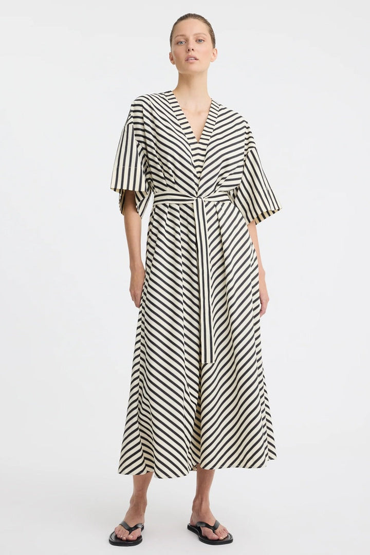 Marina Midi Dress | Stripe