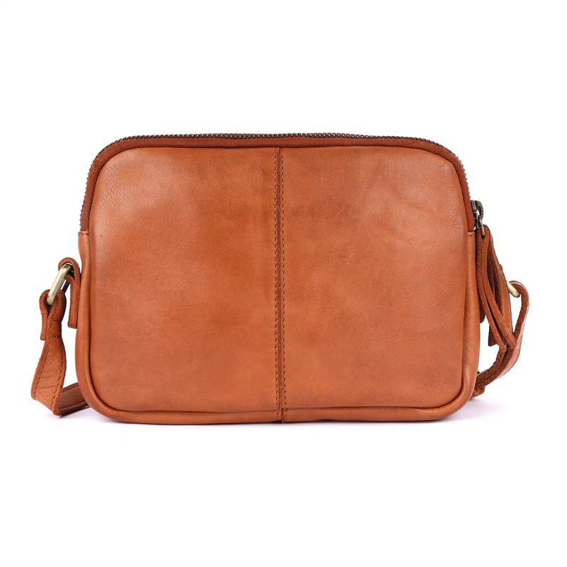 Nancy Woven Cross Body Bag | Tan