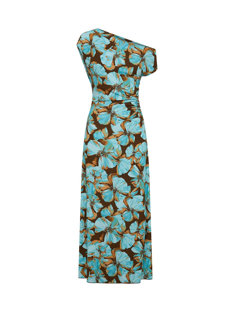 Nieve Jersey Maxi Dress | Blue