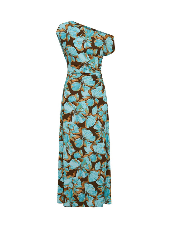 Nieve Jersey Maxi Dress | Blue