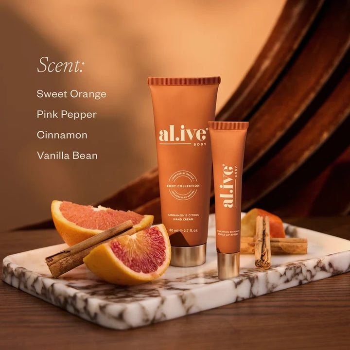 Hand & Lip Set | Cinnamon & Citrus