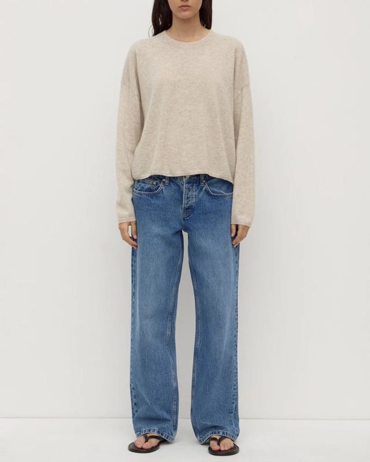 Odelle Cashmere Knit | Oat Marle