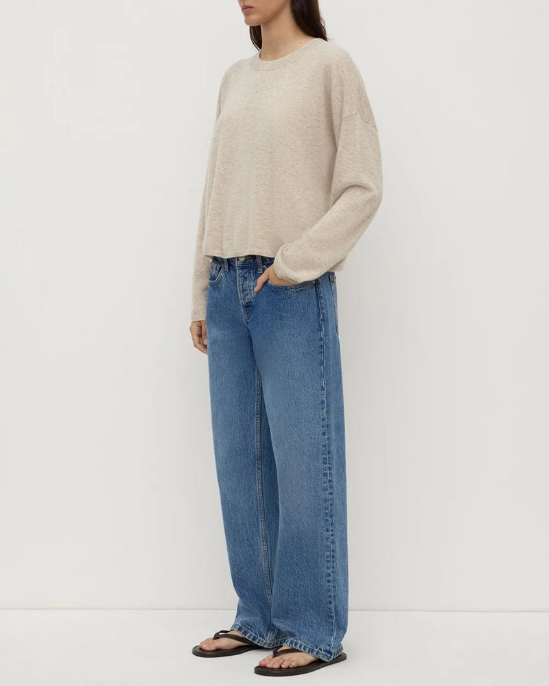 Odelle Cashmere Knit | Oat Marle