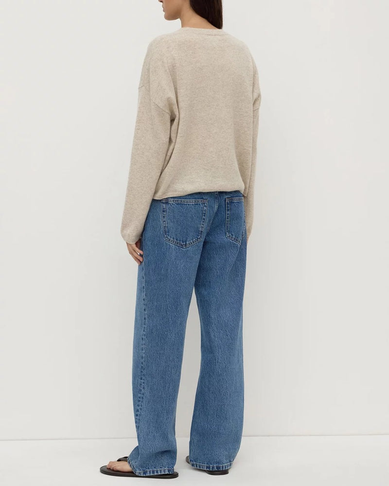 Odelle Cashmere Knit | Oat Marle