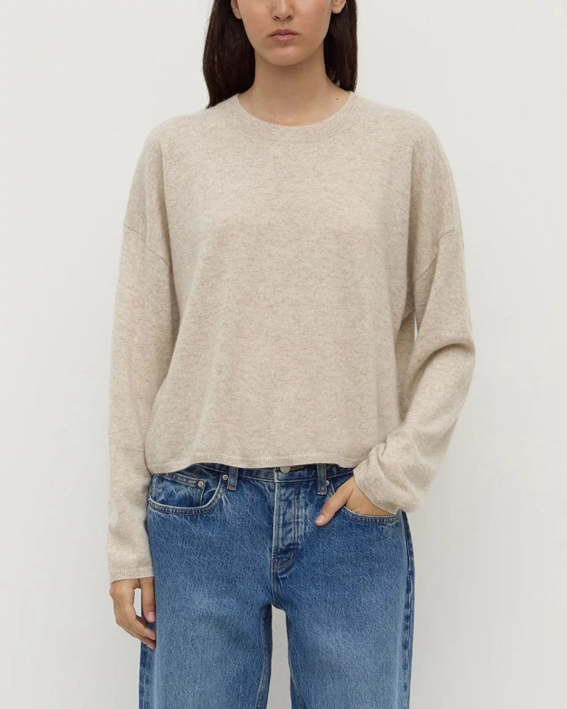 Odelle Cashmere Knit | Oat Marle