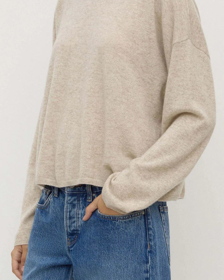 Odelle Cashmere Knit | Oat Marle