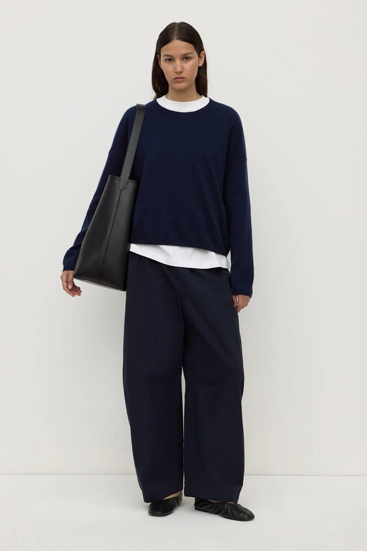 Lola Barrel Pant | Navy
