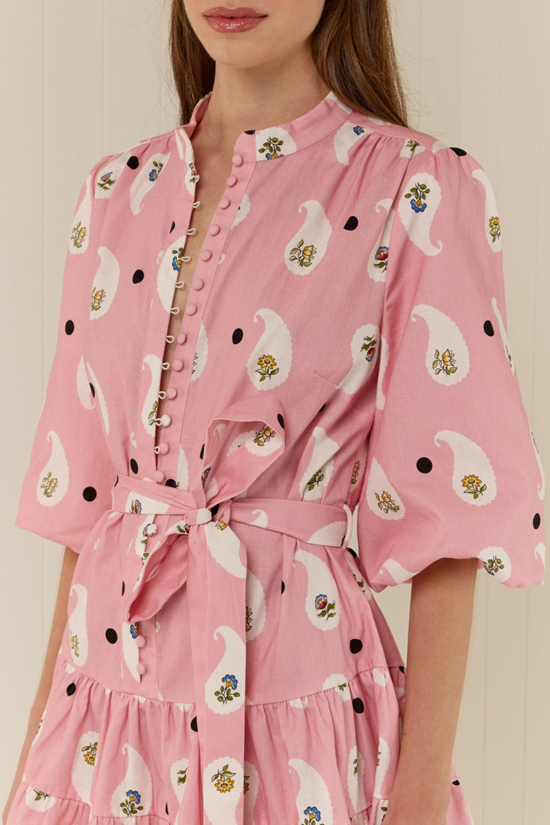 Ruba Mini Dress | Bicheno Paisley