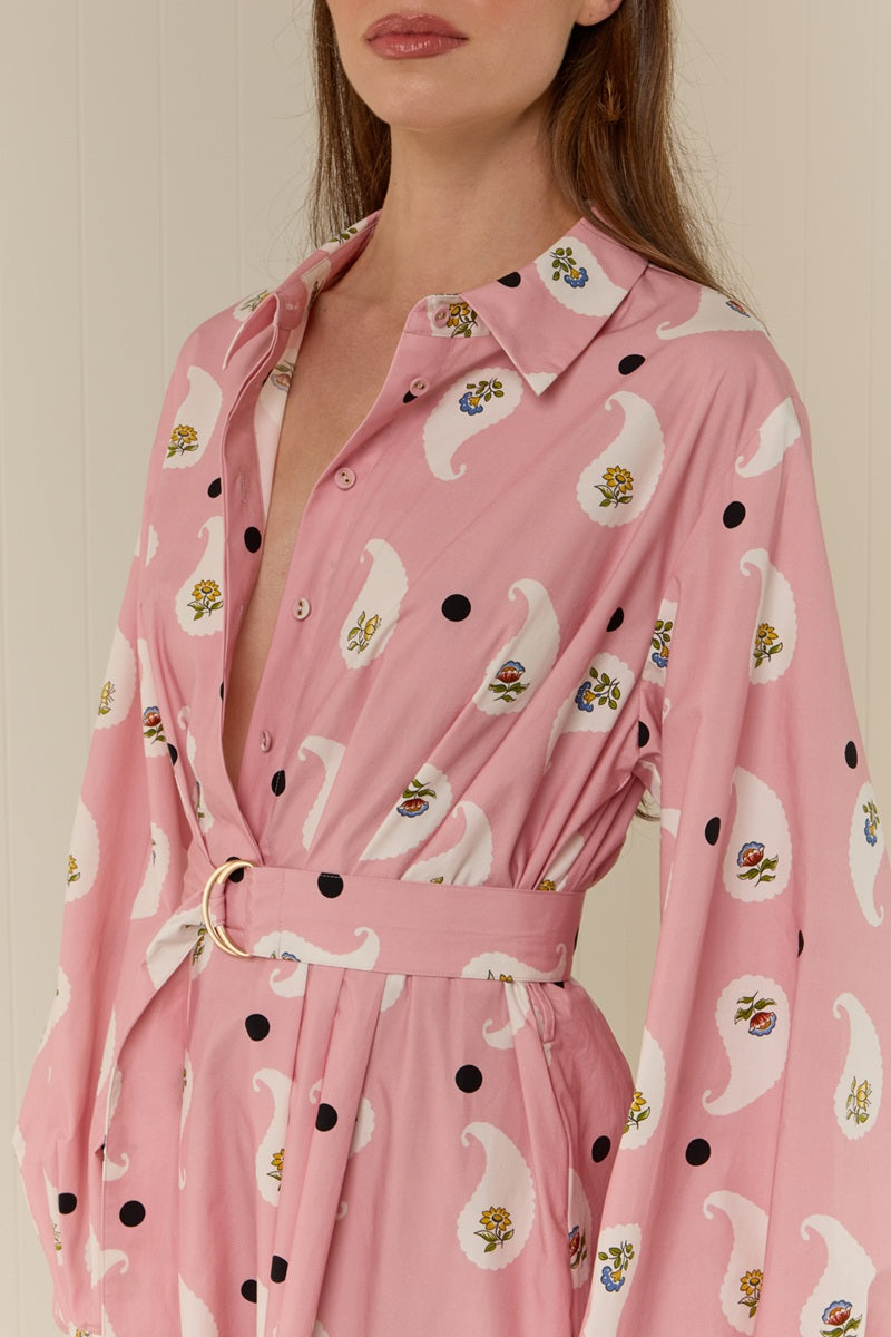 Emily Shirt Dress | Bicheno Paisley