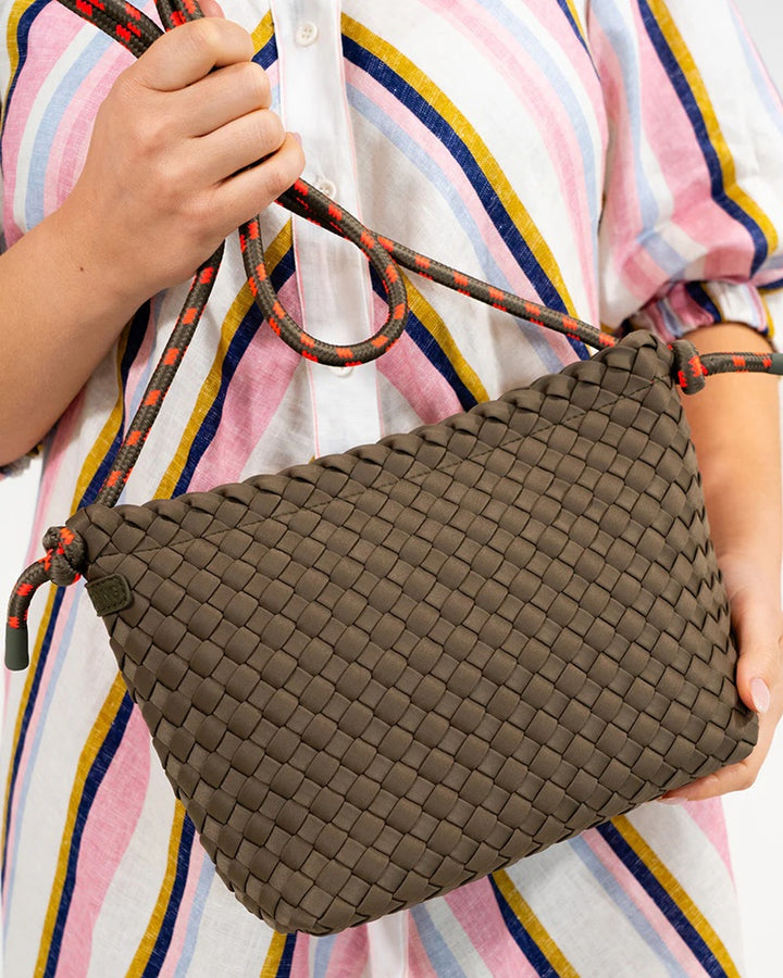 Panama Crossbody Bag | Khaki Neo Plait