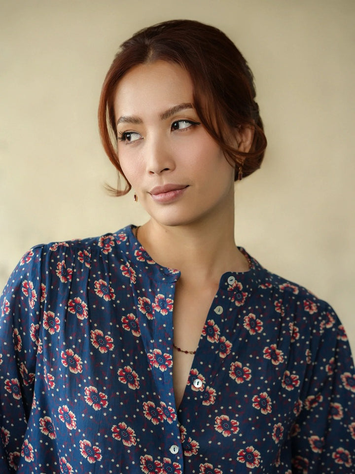 Persian Blouse | Navy