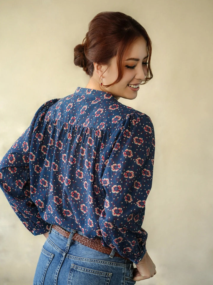 Persian Blouse | Navy