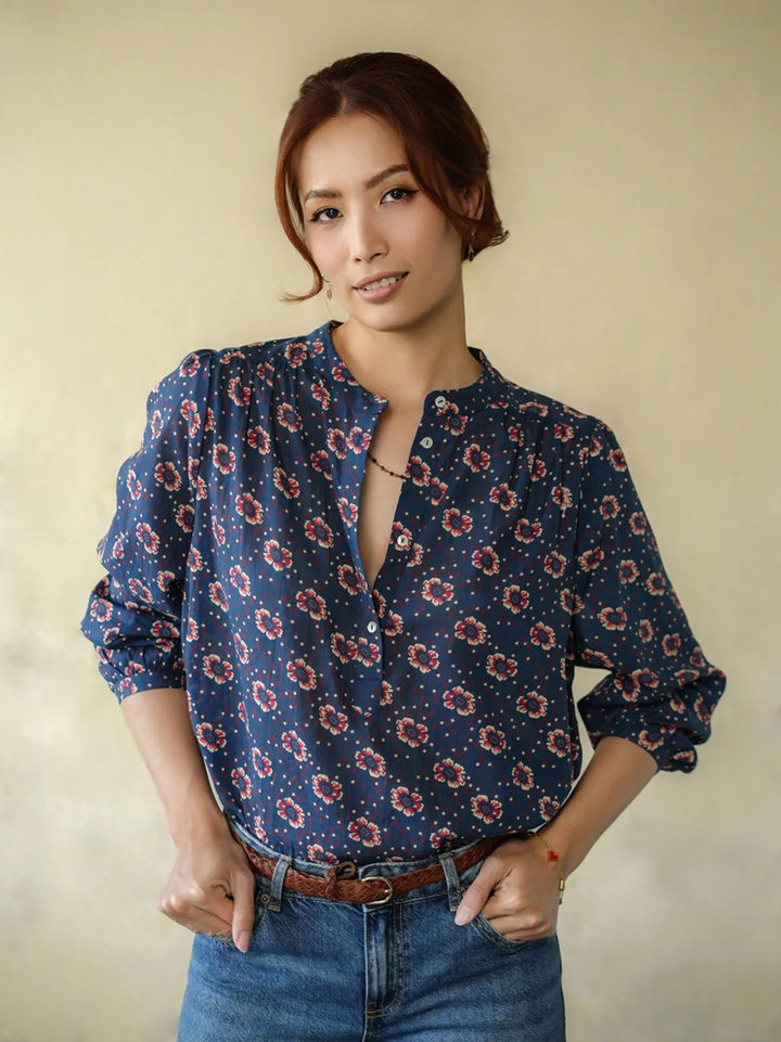 Persian Blouse | Navy