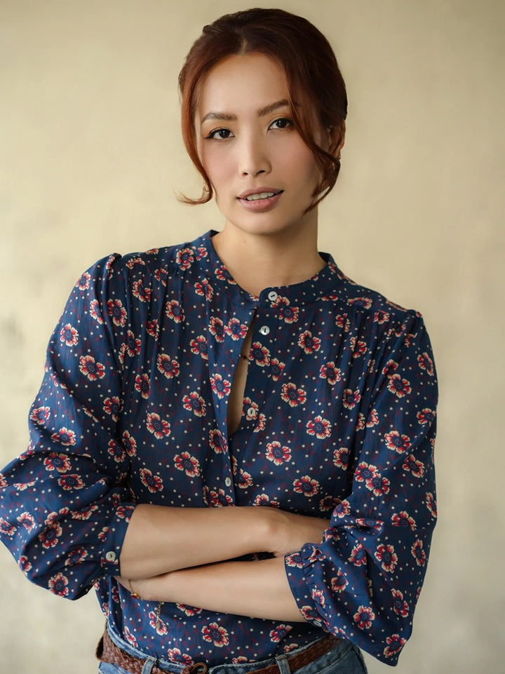 Persian Blouse | Navy