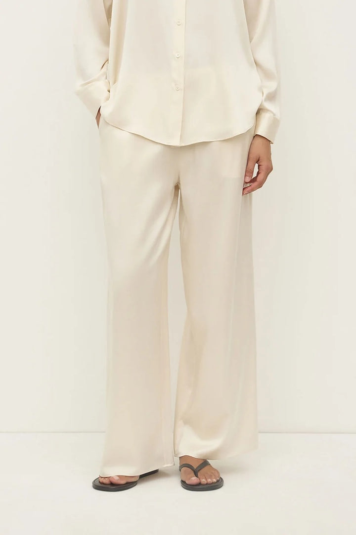 Pippa Silk Pant | Cream