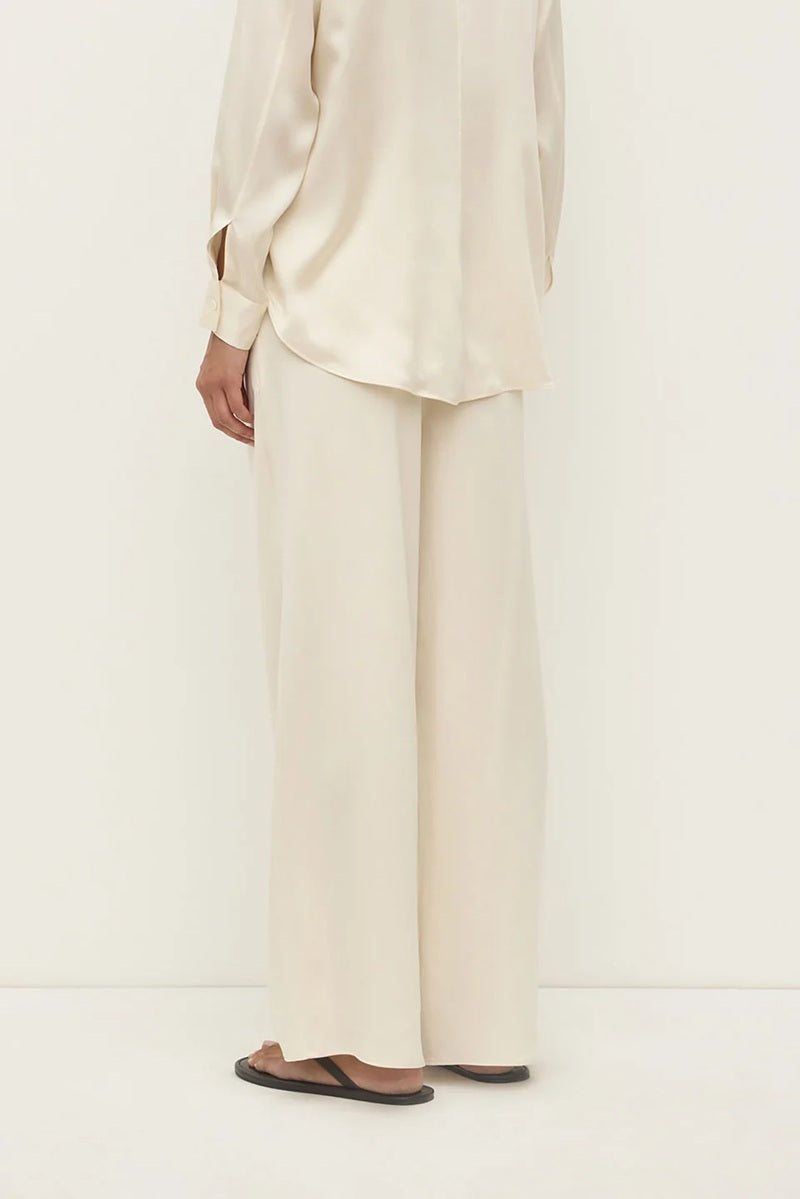 Pippa Silk Pant | Cream