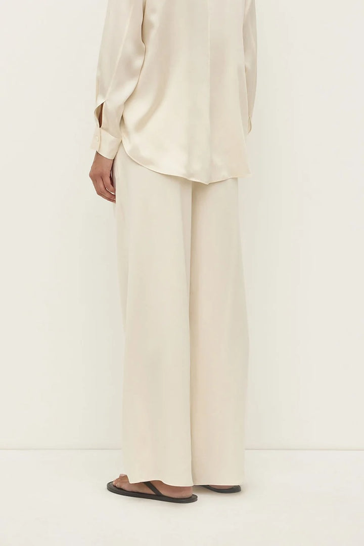 Pippa Silk Pant | Cream