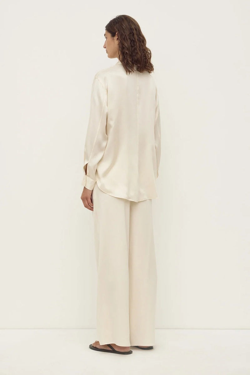 Pippa Silk Pant | Cream
