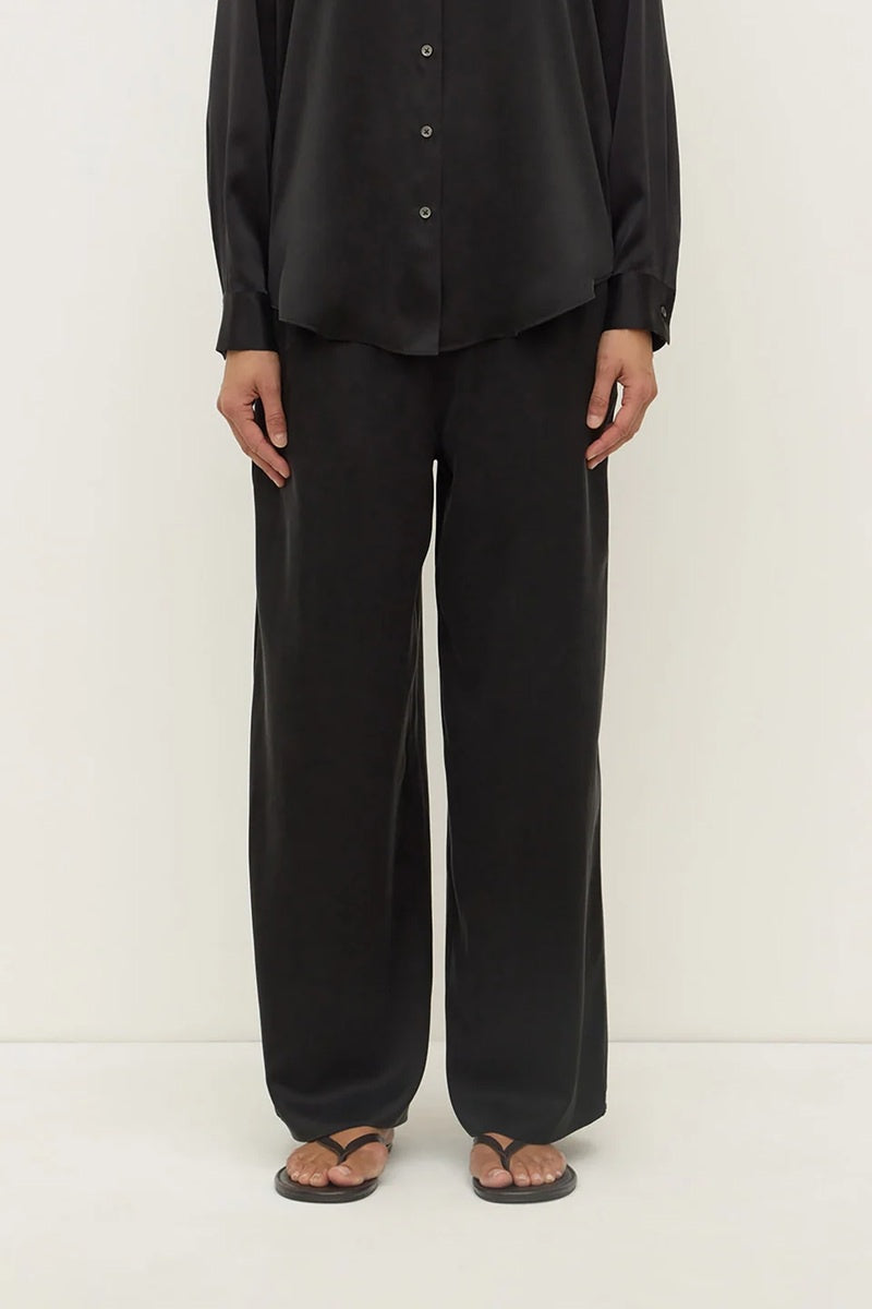 Pippa Silk Pant | Black