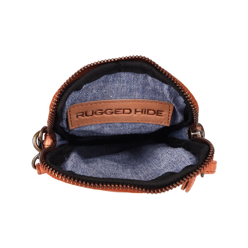 Rosebery Phone Bag with Weave | Cognac