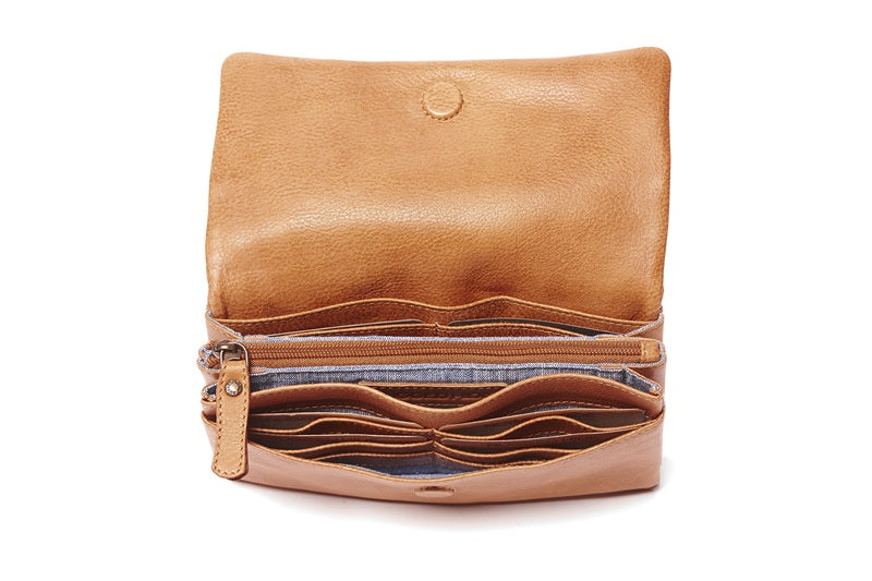 Bowie Ladies Wallet | Tan