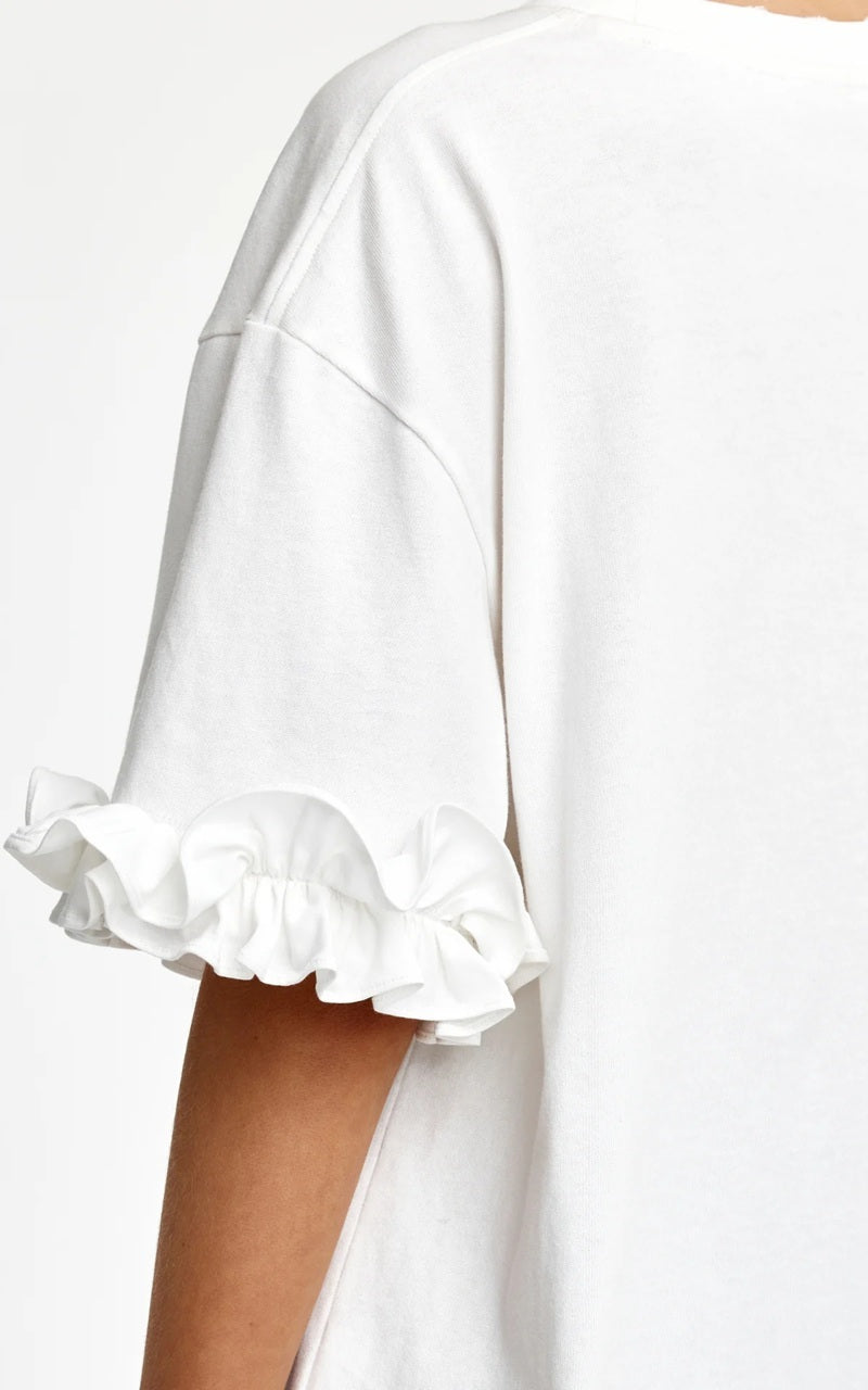 Raffia T-Shirt | Ivory