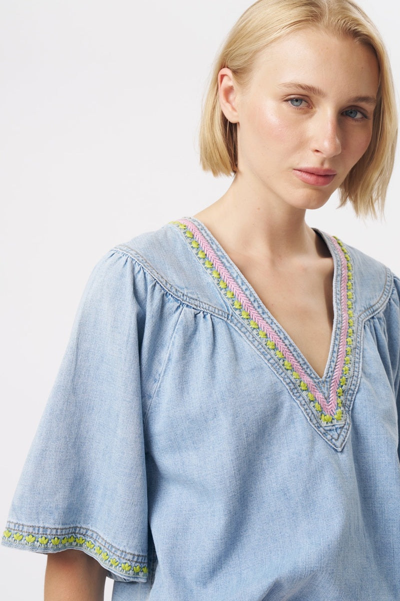Renee Top | Sky Blue