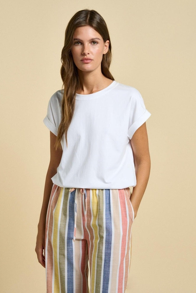 Rhodes Tee | White
