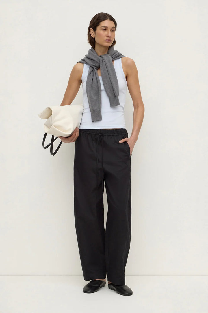 Robyn Scoop Neck Rib Tank | Powder Blue