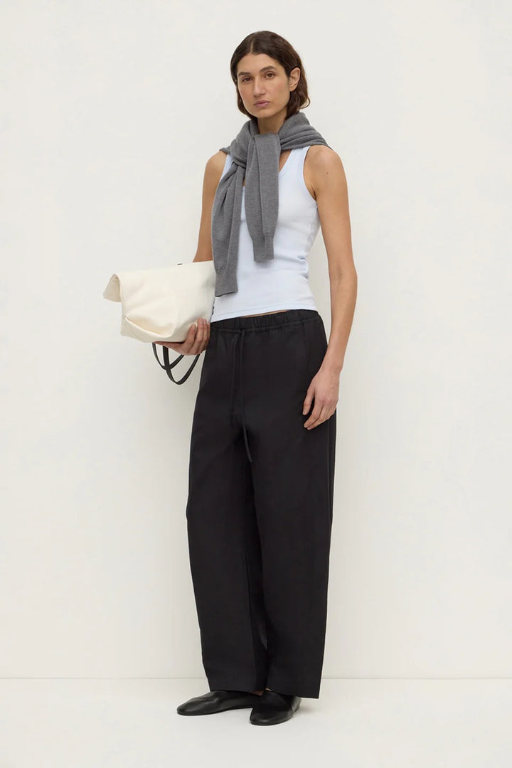 Robyn Scoop Neck Rib Tank | Powder Blue