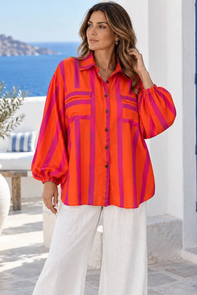 Romy Shirt | Magenta
