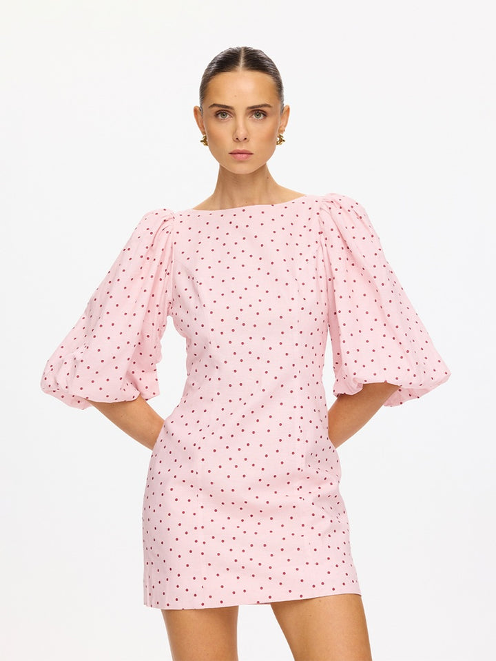 Sia Bubble Sleeve Mini Dress