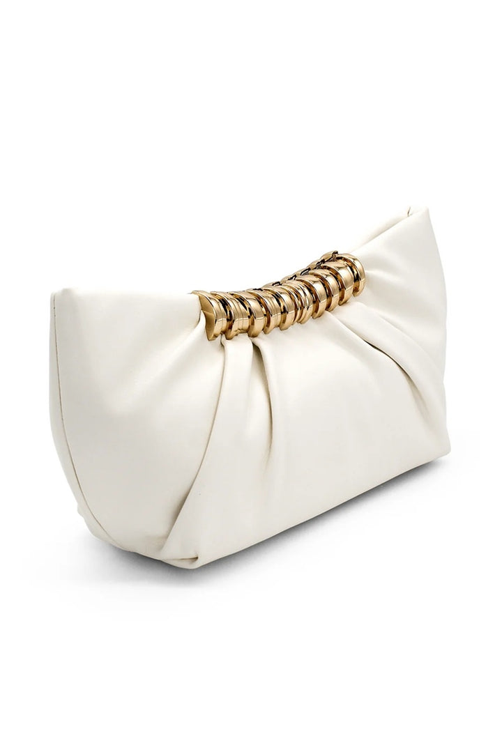 Sable Clutch | Cream