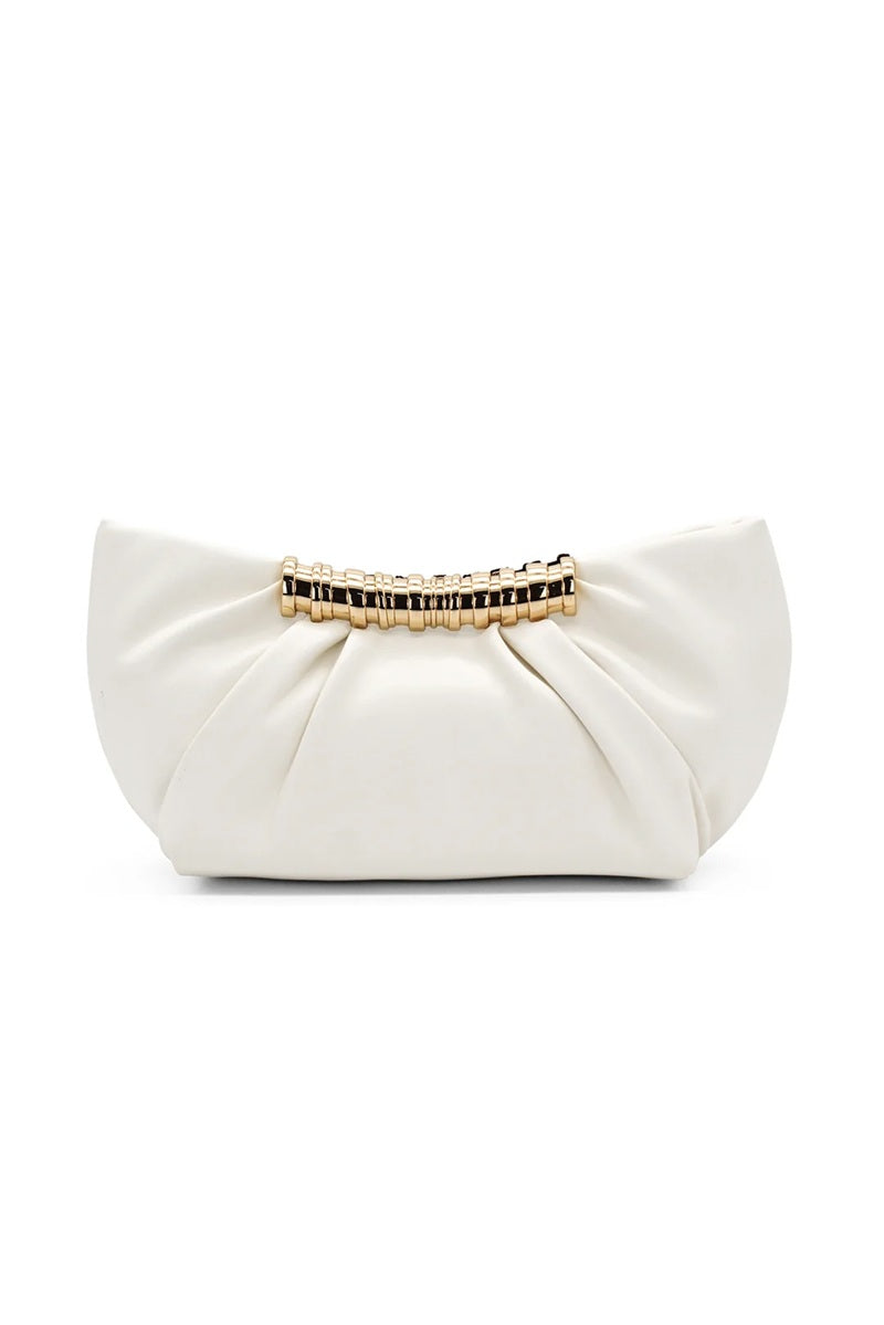 Sable Clutch | Cream
