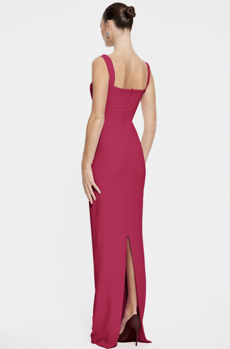 Marbella Gown | Raspberry