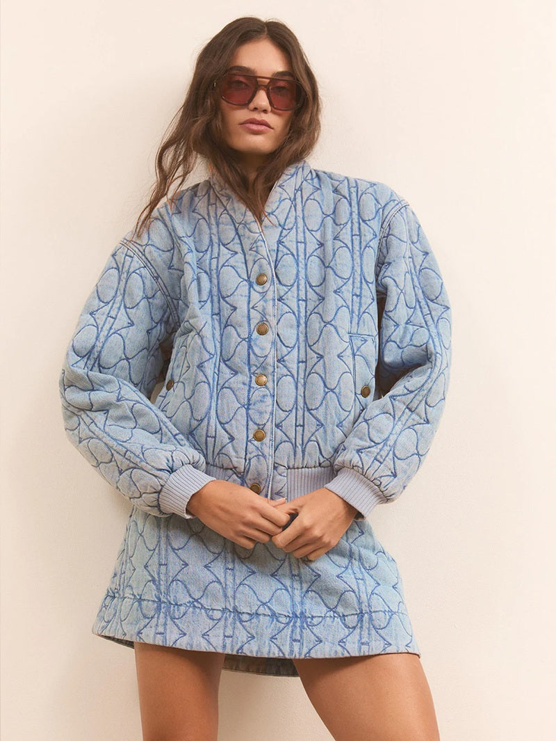 Joey Denim Jacket | Pale Stone