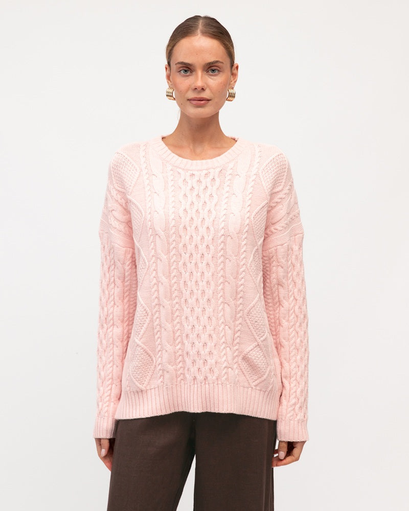 Therese Pink Knit