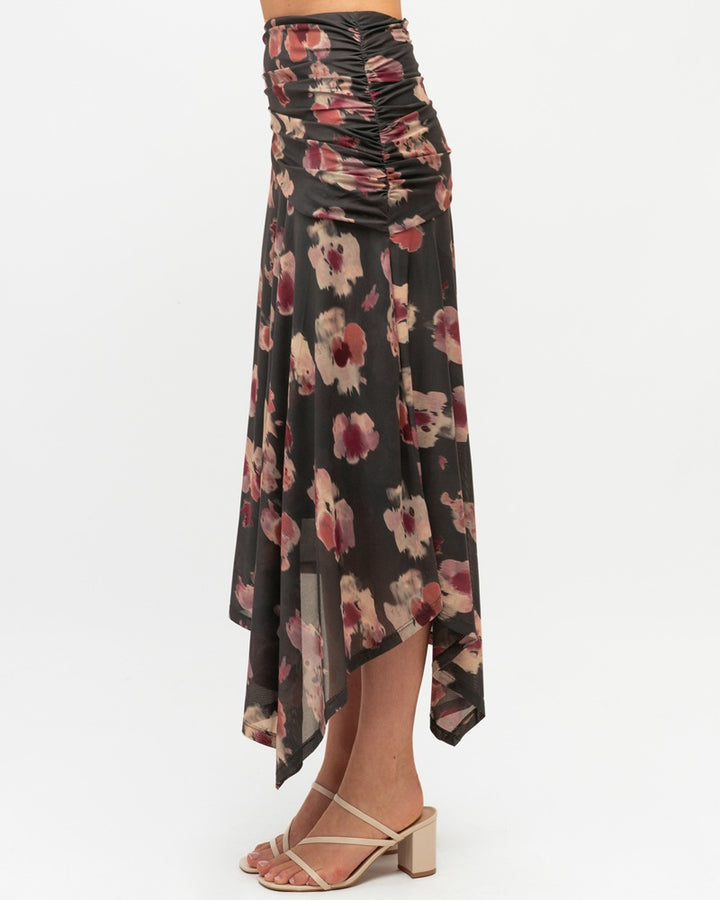 Orchid Lover Mesh Skirt | Grey
