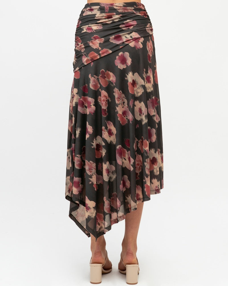 Orchid Lover Mesh Skirt | Grey