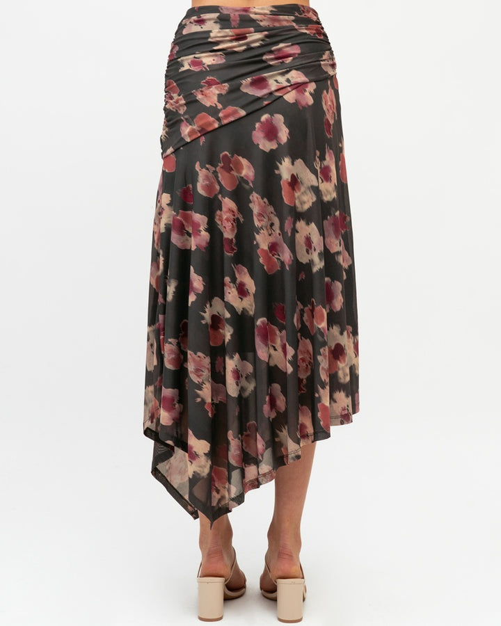 Orchid Lover Mesh Skirt | Grey