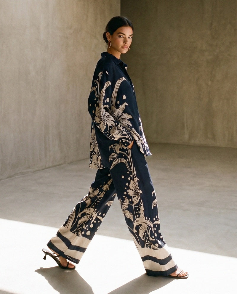 Velvet Petals Pant