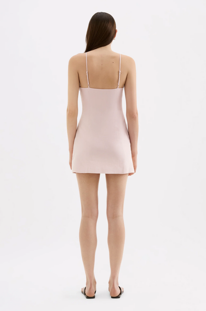 Talitha Linen Mini Dress | Blush