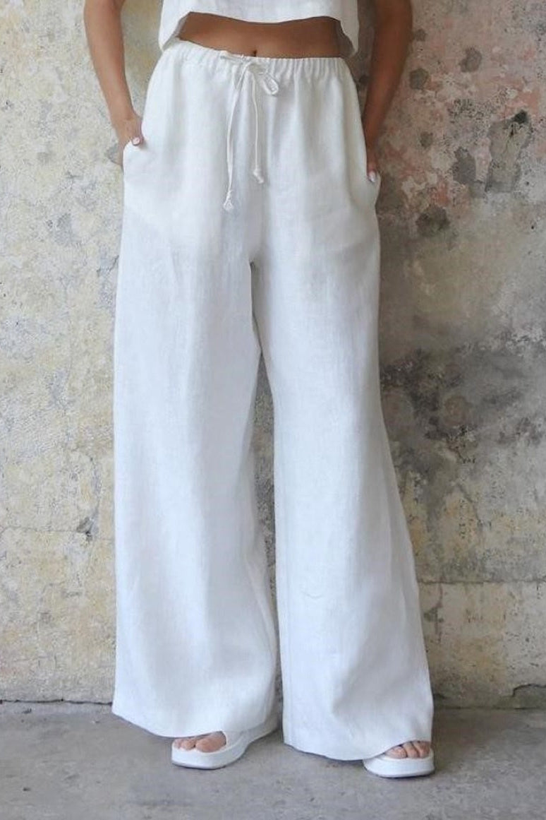 Tara Pants | White