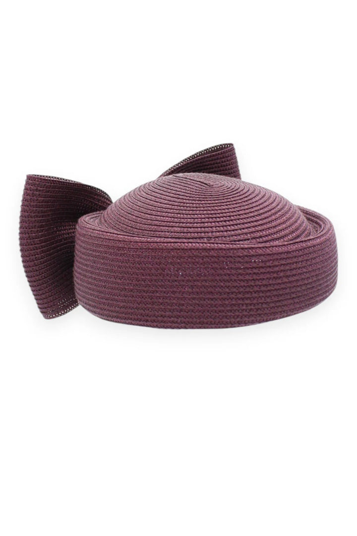 Tara Racewear Pillbox Hat | Dark Cherry